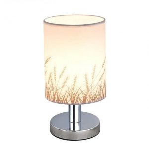 מנורת שולחן אהיל עגול