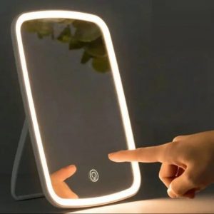 מראה + מסגרת לד נטען