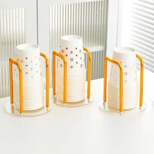 מעמד אקרילי לכוסות + מסגרת זהב/כסף יחיד/זוגי